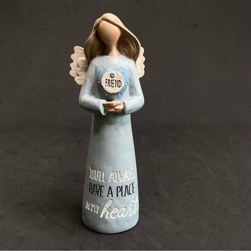 B. LLoyd 2018 Angel Figurine 5” Friend You'll Always Have a Place in My Heart - Picture 5 of 7